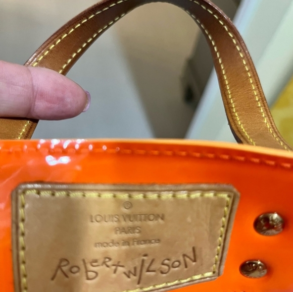 RARE LOUIS VUITTON x ROBERT WILSON READE MONOGRAM VERNIS TOTE PM LIMITED.. - Picture 6 of 9